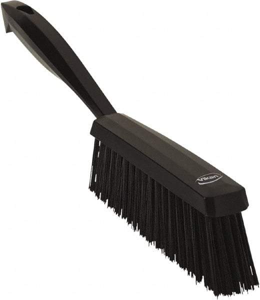 Vikan - 14" OAL, Polyester Staple Set Bench Brush - 2" Bristle Length, 6-3/8" Long Head, Black - Americas Tooling