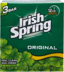 Irish Spring - 3.75 oz Box Bar Soap - Green, Original Scent - Americas Tooling