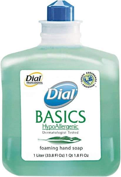 Dial - 1 L Dispenser Refill Foam Soap - Green, Honeysuckle Scent - Americas Tooling