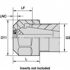 Kennametal - Nut for Indexable Tools - - Exact Industrial Supply