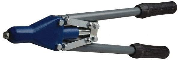 RivetKing - Straight Head Hand Riveter - 1/8 to 3/16" Rivet Capacity, 17-1/2" OAL - Americas Tooling