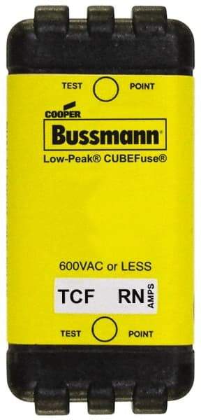 Cooper Bussmann - 300 VDC, 600 VAC, 50 Amp, Time Delay General Purpose Fuse - Plug-in Mount, 54.1mm OAL, 100 at DC, 200 (CSA RMS), 300 (UL RMS) kA Rating - Americas Tooling