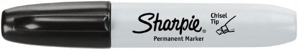 Sharpie - Black Permanent Marker - Chisel Medium Tip, AP Nontoxic Ink - Americas Tooling