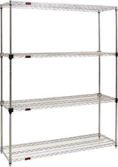 Eagle MHC - 4 Shelf Eagle MHC Wire Shelving - Starter Unit - 72" Wide x 18" Deep x 74" High, - Americas Tooling