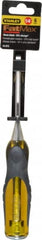 Stanley - 9" OAL x 1/4" Blade Width Wood Chisel - 1/4" Tip, Acetate & Rubber Grip Handle - Americas Tooling