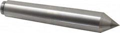 Riten - 1.078" Head Diam, Carbide-Tipped Steel Standard Point Solid Dead Center - B&S 9 Brown & Sharpe Taper, 1.078" Point Diam, 2" Point Length, 6-1/2" OAL - Americas Tooling