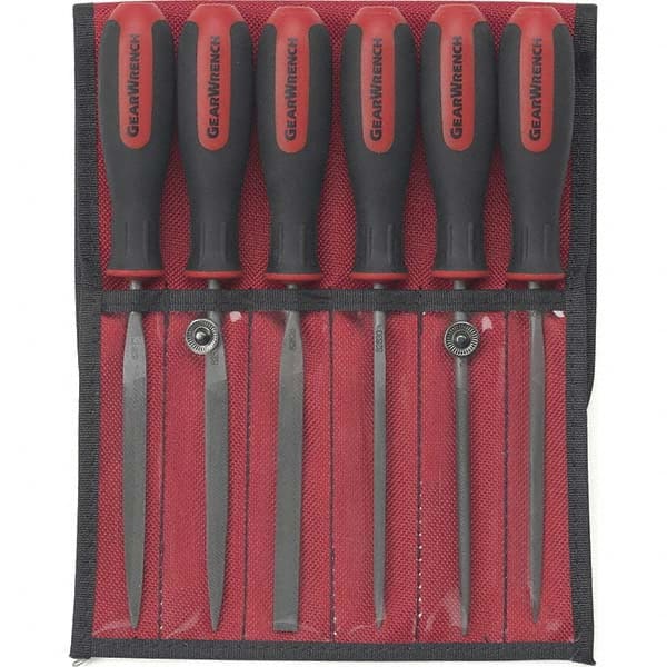 GEARWRENCH - File Sets File Set Type: American File Types Included: Flat; Half Round; Knife; Round; Square; Triangle - Americas Tooling