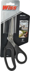 Wiss - 3-1/2" LOC, 8" OAL Stainless Steel Standard Shears - Americas Tooling