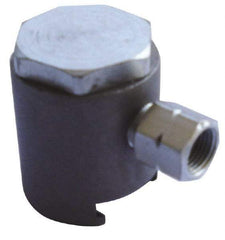 PRO-LUBE - 7,500 Operating psi, 7/8" Long, 1/8 Thread, Grease Gun Button-Head Coupler - NPT Thread - Americas Tooling