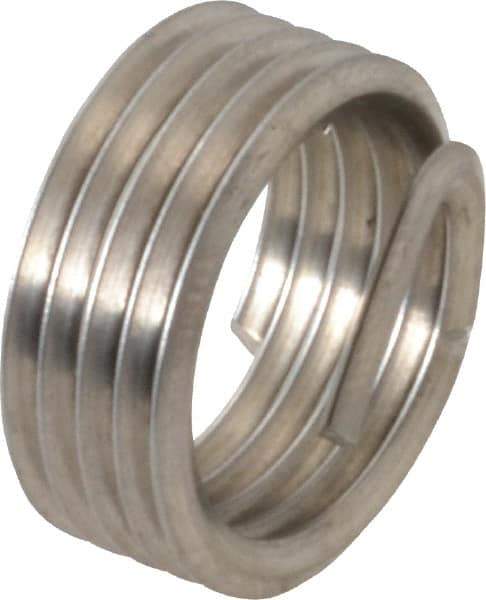 Recoil - 1/4-18 NPT, 0.394" OAL, Free Running Helical Insert - 5 Free Coils, Tanged, Stainless Steel, 1-1/2D Insert Length - Americas Tooling