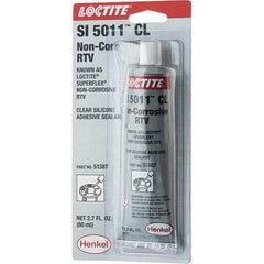 Loctite - 80 mL Tube Clear Silicone Sealant - NC RTV SIL-CL 80ML LOCTITE SUPERFLX RTV - Americas Tooling