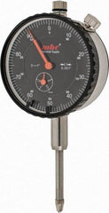 Value Collection - 1" Range, 0-100 Dial Reading, 0.001" Graduation Dial Drop Indicator - 2.28" Dial, Revolution Counter - Americas Tooling