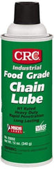 CRC - 16 oz Aerosol High Temperature Chain & Cable Lubricant - White, 8 to 325°F, Food Grade - Americas Tooling