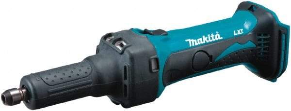 Makita - 1/4 Inch Collet, 25,000 RPM, Straight, Electric Die Grinder - 18 Volt - Americas Tooling