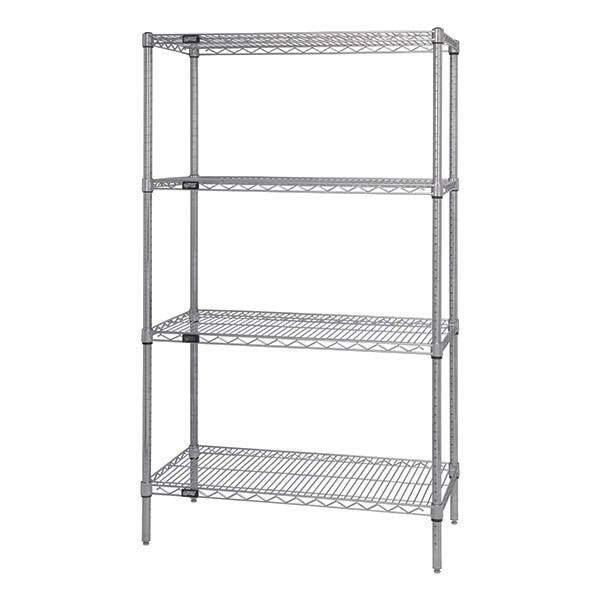 Quantum Storage - Wire Shelving Type: Wire Shelving - Starter Unit Starter or Add-On: Starter - Americas Tooling