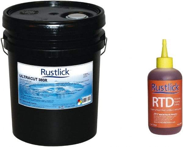 Rustlick - Ultracut 380R, 5 Gal Pail Cutting & Grinding Fluid - Semisynthetic - Americas Tooling