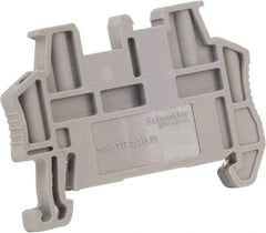 Schneider Electric - 48.5mm Long, Terminal Block End Stop - Use with NYST Terminal Blocks - Americas Tooling