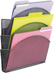 Safco - Black Document Organizer - Steel, Mesh - Americas Tooling