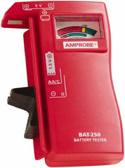 Amprobe - 0.9 VAC to 9 VAC, Battery Tester - Analog Display - Americas Tooling