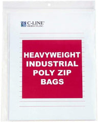 C-LINE - 1-1/2" Long x 14" Wide x 10-1/4" High, 0.004 mil Thick, Self Seal Antistatic Poly Bag - Clear, Heavyweight Grade - Americas Tooling