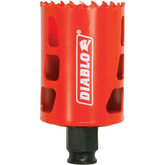 Freud - 1-7/8" Diam, 2-3/8" Cutting Depth, Hole Saw - Bi-Metal Saw, Toothed Edge - Americas Tooling