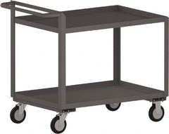 Jamco - 1,200 Lb Capacity, 24" Wide x 30" Long x 30" High Standard Utility Cart - 2 Shelf, Steel - Americas Tooling