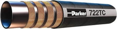 Parker - -6 Hose Size, 3/8" ID x 0.8" OD, 4,000 psi Work Pressure Hydraulic Hose - Synthetic Rubber, -40°F to 257°F - Americas Tooling