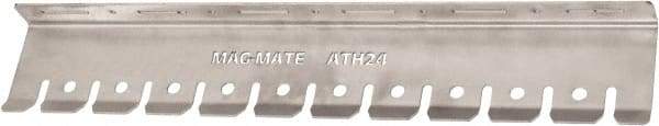 Mag-Mate - 4" Projection, 302 Stainless Steel Air Tool Holder Rack - 24" OAL - Americas Tooling