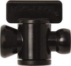 Loc-Line - 10 Piece, 1/4" ID Coolant Hose In-Line Check Valve - Female to Ball Connection, Acetal Copolymer Body, Unthreaded, Use with Loc-Line Modular Hose Systems - Americas Tooling