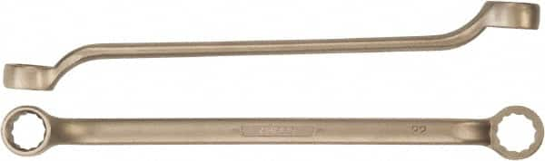 Ampco - 46mm x 50mm 12 Point Box Wrench - Double End, Aluminum Bronze, Plain Finish - Americas Tooling