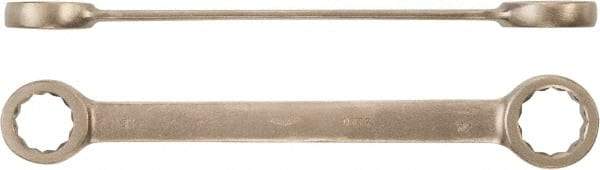 Ampco - 24mm x 27mm 12 Point Box Wrench - Double End, Aluminum Bronze, Plain Finish - Americas Tooling