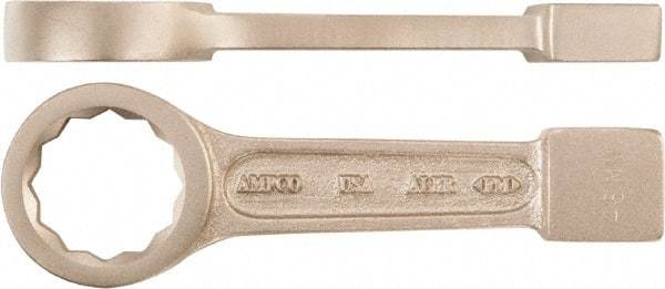 Ampco - 4-1/8" 12 Point Striking Box Wrench - Single End, Aluminum Bronze, Plain Finish - Americas Tooling