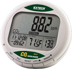 Extech - -14 to 140°F, 0 to 99.9% Humidity Range, Air Quality Monitor - Americas Tooling