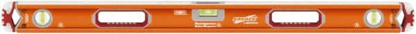 SAVAGE by SWANSON - Magnetic 36" Long 3 Vial Box Beam Level - Aluminum, Orange - Americas Tooling