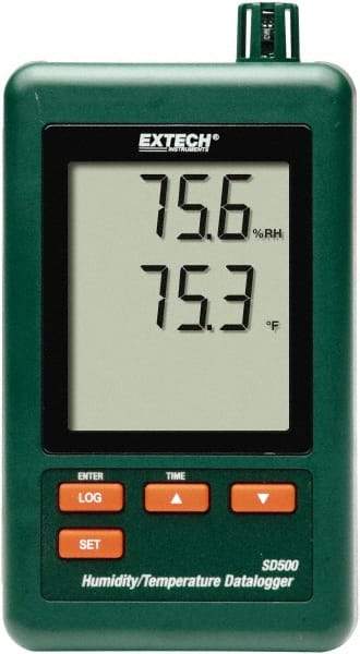 Extech - 32 to 122°F, 10 to 90% Humidity Range, Temp Recorder - Americas Tooling