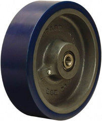 Hamilton - 10 Inch Diameter x 3 Inch Wide, Polyurethane on Cast Iron Caster Wheel - 2,400 Lb. Capacity, 3-1/2 Inch Hub Length, 3/4 Inch Axle Diameter, Sealed Precision Ball Bearing - Americas Tooling