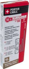 Porter-Cable - 18 Gauge 2" Long Brad Nails for Power Nailers - Steel, Galvanized Finish, Smooth Shank, Straight Stick Collation, Brad Head, Chisel Point - Americas Tooling