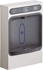 Halsey Taylor - 8 GPH Cooling Capacity Surface Mount Water Cooler & Fountain - Bottle Filling, 20 to 105 psi, 0.20 hp, Stainless Steel - Americas Tooling