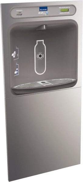 ELKAY - 8 GPH Cooling Capacity In Wall Recessed Water Cooler & Fountain - In-Wall, 20 to 105 psi, 0.20 hp, Stainless Steel - Americas Tooling