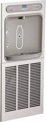 ELKAY - 8 GPH Cooling Capacity Barrier Free Wall Mounted Water Cooler & Fountain - In-Wall, 20 to 105 psi, 0.20 hp, Stainless Steel - Americas Tooling