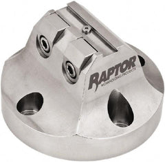 Raptor Workholding - 3/8" Jaw Width, 3" High Dovetail Vise - For Use with 4 & 5 Axis Workholding Systems - Americas Tooling