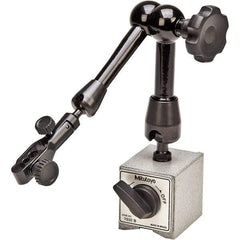 Mitutoyo - 50mm Long x 50mm Wide x 55mm High Magnetic Indicator Base with On/Off Switch - 600 N Magnetic Pull - Americas Tooling