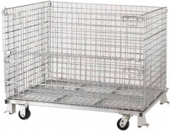 Nashville Wire - 40" Deep, Rectangular Steel Wire Basket - 36" High - Americas Tooling