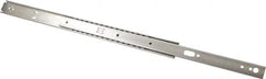 Sugatsune - 18" Slide Length, 13" Travel Length, Stainless Steel Ball Bearing Slide - 90 Lb Capacity at Full Extension - Americas Tooling