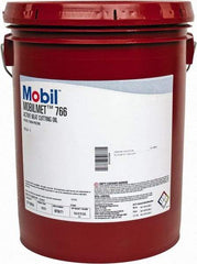 Mobil - Mobilmet 766, 5 Gal Pail Cutting Fluid - Straight Oil, For Automatic Lathe Operations, Broaching, Gear Shaving, Milling, Parting-Off, Planing, Shaping, Tapping, Threading - Americas Tooling