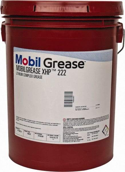 Mobil - 35.2 Lb Pail Lithium High Temperature Grease - Dark Blue, High Temperature, NLGIG 2, - Americas Tooling