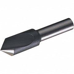 Chicago-Latrobe - 1" Head Diam, 12.7mm Shank Diam, 1 Flute 82° High Speed Steel Countersink - Americas Tooling