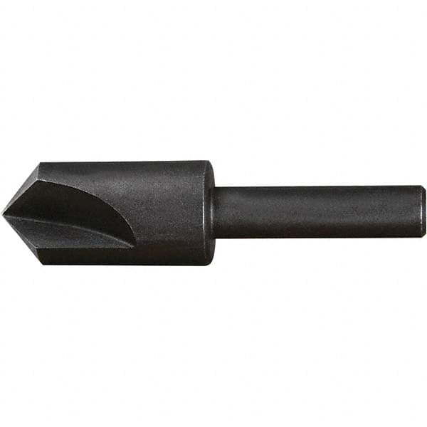 Chicago-Latrobe - 3/4" Head Diam, 1/2" Shank Diam, 3 Flute 82° High Speed Steel Countersink - Americas Tooling