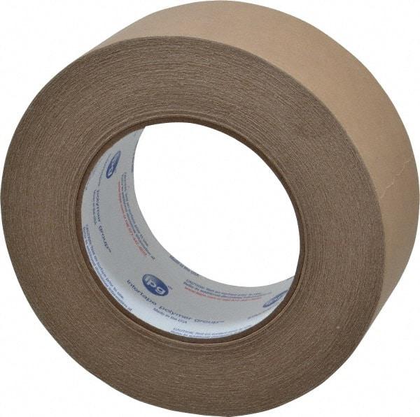 Intertape - 2" x 60 Yd Natural (Color) Rubber Adhesive Packaging Tape - Paper Backing, 7.2 mil Thick, 45 Lb Tensile Strength, Series 539 - Americas Tooling