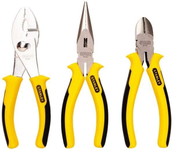 Stanley - 3 Piece Slip Joint Plier Set - Comes in Display Card - Americas Tooling